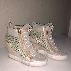 GIUSEPPE ZANOTTI GOLD SNEAKERS